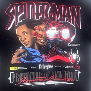 Civil Regime “ Miles Morales” Limited Edition SpiderMan Hoodie. New w/tags.